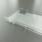 Hülle iPhone X / Xs - Kunststoff transparent Marble Rose Gold