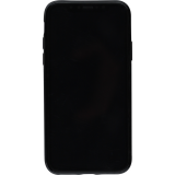 Coque iPhone X / Xs - Silicone rigide noir Enjoy the little things