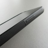 Coque iPhone X / Xs - Silicone rigide noir Enjoy the little things