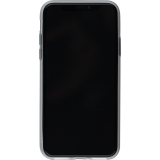 iPhone X / Xs Case Hülle - Silikon transparent Kuh Berg Wallis