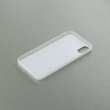 Coque iPhone X / Xs - Silicone rigide transparent Feeling Spritz-y