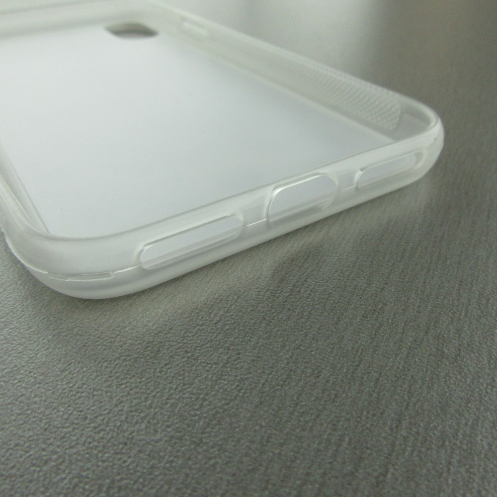 iPhone X / Xs Case Hülle - Silikon transparent Minimal Häschen Süße