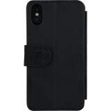 Hülle iPhone X / Xs - Wallet schwarz Enjoy the little things