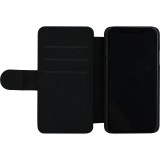 Hülle iPhone X / Xs - Wallet schwarz Enjoy the little things