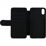 Hülle iPhone X / Xs - Wallet schwarz Enjoy the little things