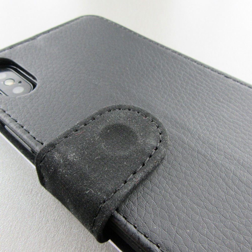 Hülle iPhone X / Xs - Wallet schwarz Enjoy the little things