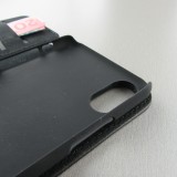Hülle iPhone X / Xs - Wallet schwarz Enjoy the little things