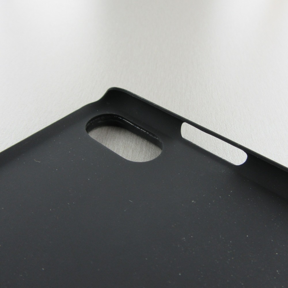 Hülle iPhone X / Xs - Wallet schwarz Enjoy the little things