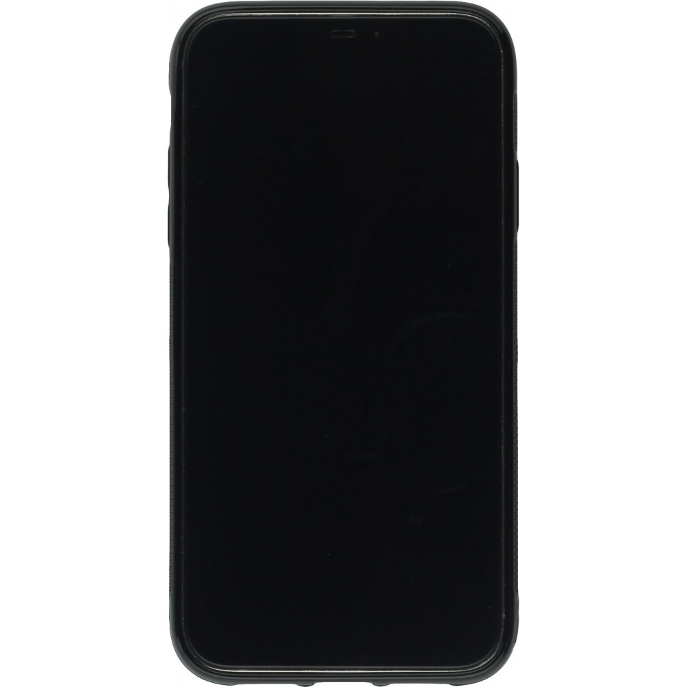 Coque iPhone XR - Silicone rigide noir Elephant 02