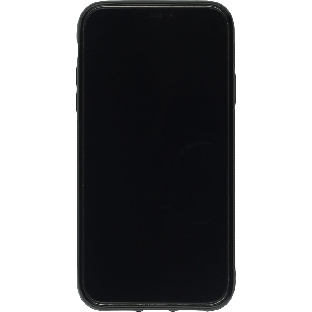 iPhone XR Case Hülle - Silikon schwarz Ostern 2025 Gruen
