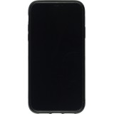 Hülle iPhone XR - Silikon schwarz Purple Sky Wolf