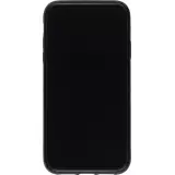 iPhone XR Case Hülle - Silikon schwarz Halloween 2025 Ghost on a bicycle