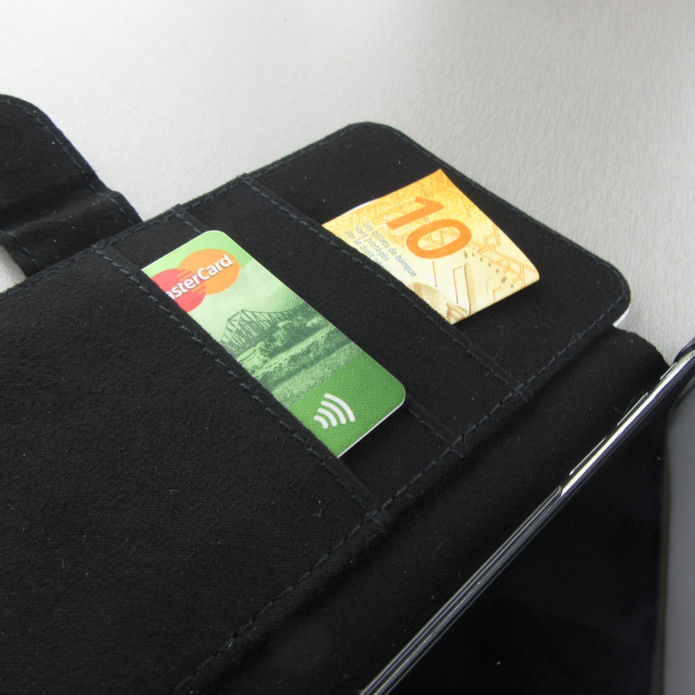 iPhone XR Case Hülle - Wallet schwarz Ostern 2025 Gruen