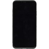 Coque iPhone Xs Max - Silicone rigide noir Vintage Flag SWISS