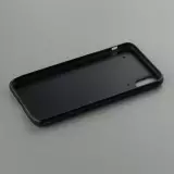 iPhone Xs Max Case Hülle - Silikon schwarz Sommer Pink Muster