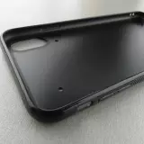 iPhone Xs Max Case Hülle - Silikon schwarz Sommer Pink Muster