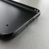 iPhone Xs Max Case Hülle - Silikon schwarz Sommer Pink Muster