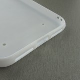 Coque iPhone Xs Max - Silicone rigide blanc Valentine 2023 neon love