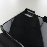 Coque iPhone Xs Max - Wallet noir Carbon Basic