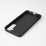 Samsung Galaxy A35 5G Case Hülle - Silikon schwarz Turtles lines on black