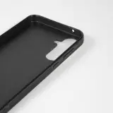 Samsung Galaxy A35 5G Case Hülle - Silikon schwarz Turtles lines on black