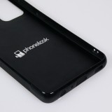 Coque Samsung Galaxy A52 - Silicone rigide noir Valentine 2024 Teddy love