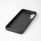 Coque Samsung Galaxy A54 5G - Silicone rigide noir Valentine 2022 Many pink hearts