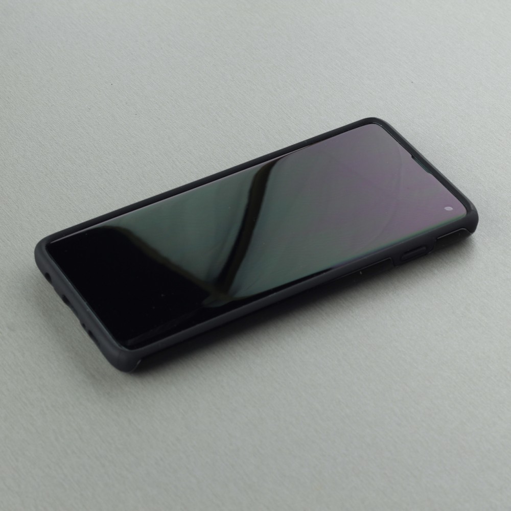 Hülle Samsung Galaxy S10 - Hybrid Armor schwarz Geometric Line red