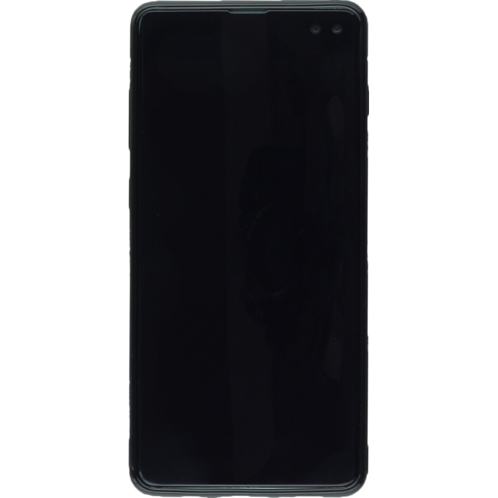 Coque Samsung Galaxy S10+ - Silicone rigide noir Maillot de football Iran 2022 personnalisable