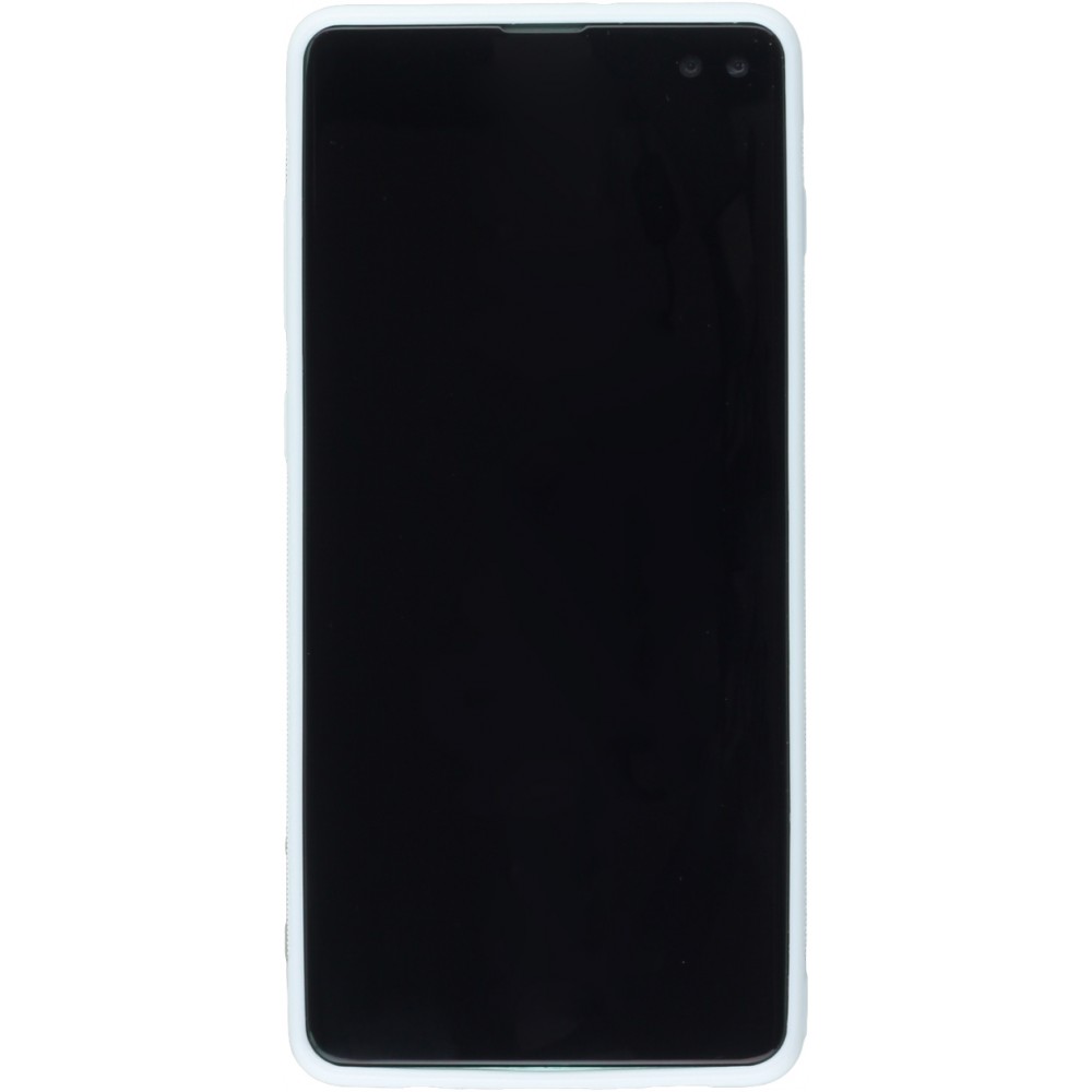 Coque Samsung Galaxy S10+ - Silicone rigide blanc Autumn 2024 New York city