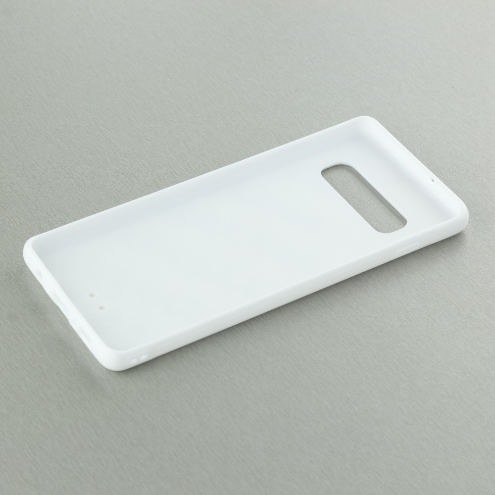 Coque Samsung Galaxy S10+ - Silicone rigide blanc Autumn 2024 New York city