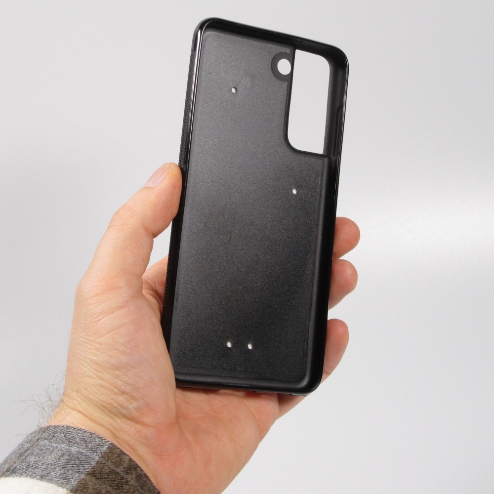 Samsung Galaxy S21 FE 5G Case Hülle - Silikon schwarz Weihnachten 2023 Choupinette Rentier