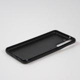 Coque Samsung Galaxy S22+ - Silicone rigide noir Valentine 2022 Black Smoke