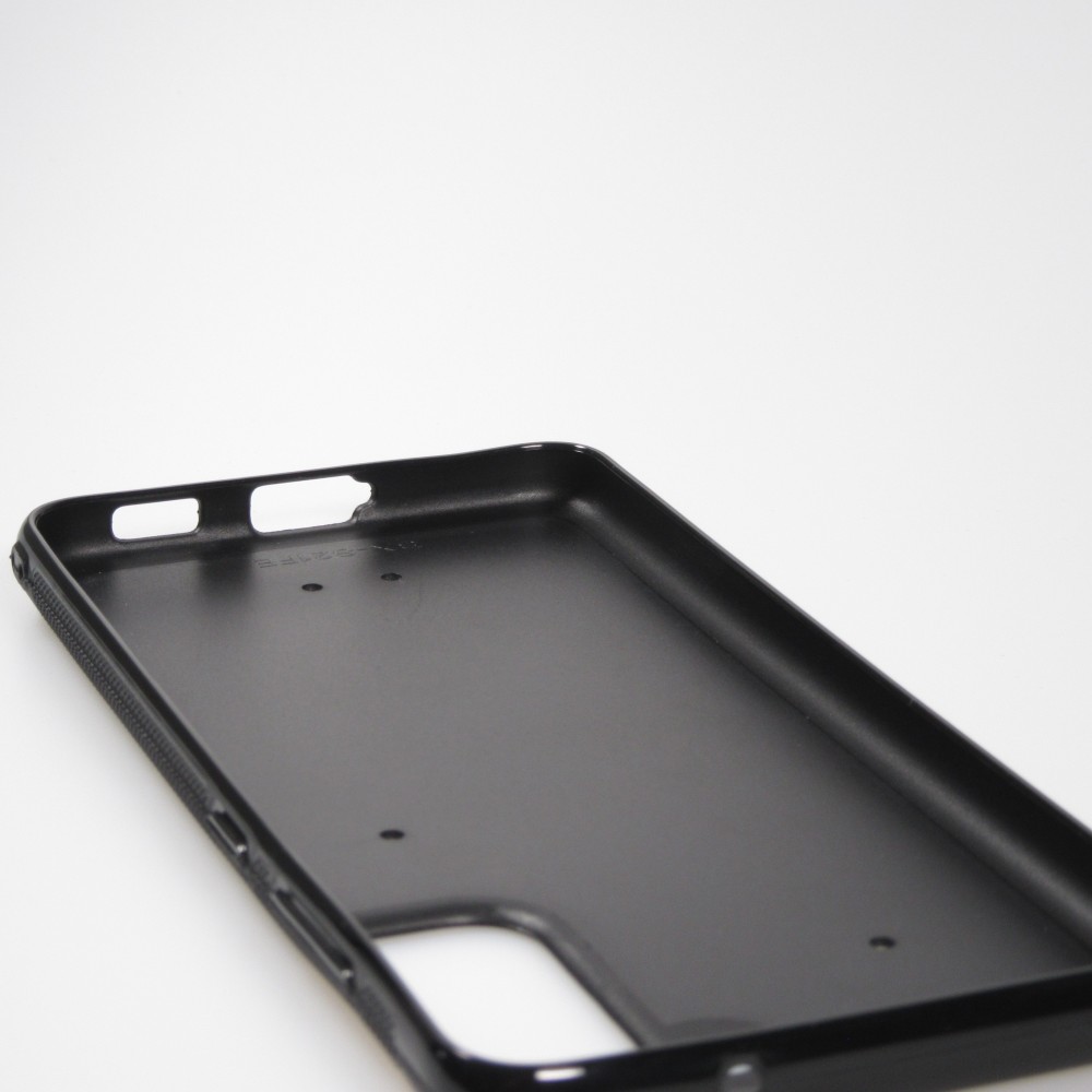 Coque Samsung Galaxy S22+ - Silicone rigide noir Valentine 2022 Black Smoke