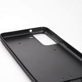 Coque Samsung Galaxy S22+ - Silicone rigide noir Valentine 2022 Black Smoke
