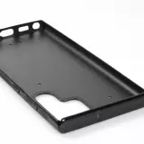 Samsung Galaxy S22 Ultra Case Hülle - Silikon schwarz Pink Girafe Paint