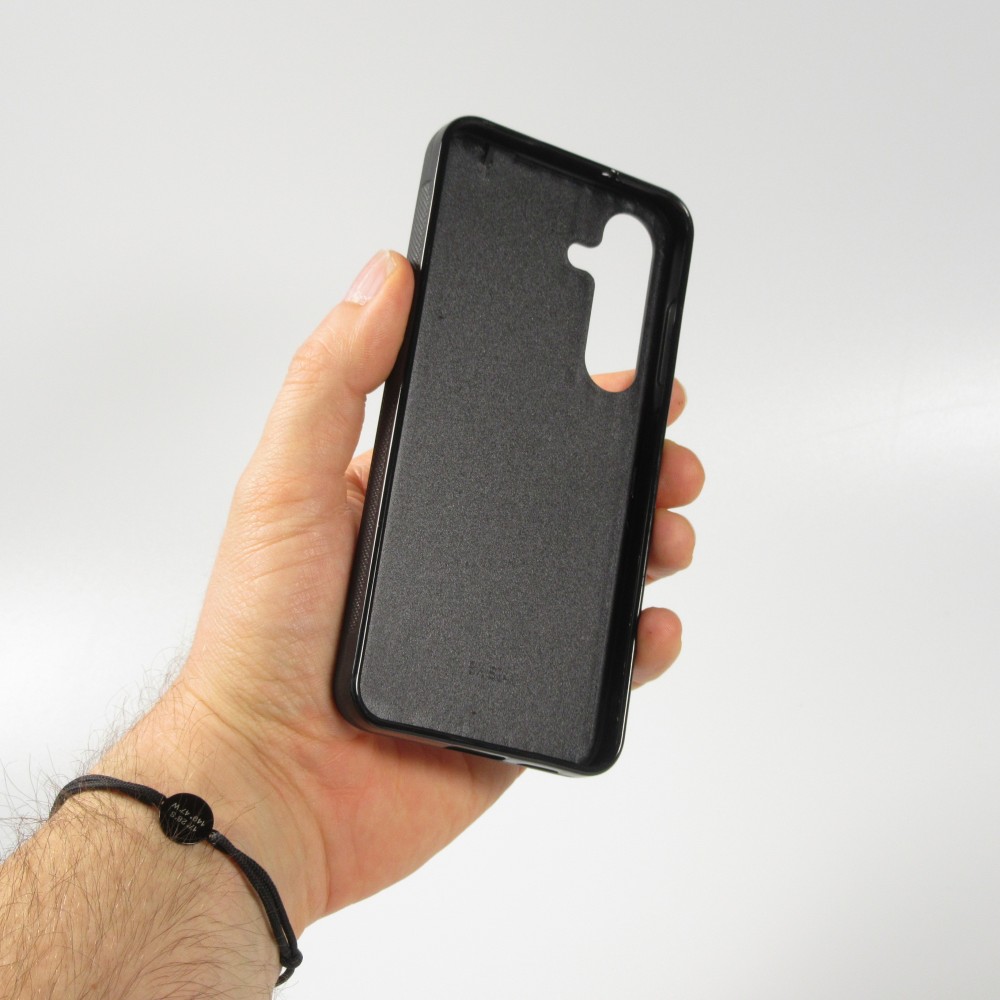 Samsung Galaxy S24 Case Hülle - Silikon schwarz Minimal Häschen Süße