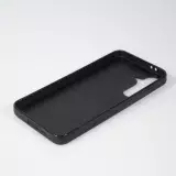 Samsung Galaxy S24 FE Case Hülle - Silikon schwarz Marble Rose Gold