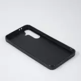 Samsung Galaxy S24 FE Case Hülle - Silikon schwarz Marble Rose Gold