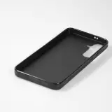 Coque Samsung Galaxy S25 - Silicone rigide noir Poya Suisse 2 noir