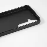 Coque Samsung Galaxy S25 - Silicone rigide noir Poya Suisse 2 noir