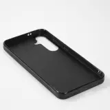 Coque Samsung Galaxy S25 - Silicone rigide noir Poya Suisse 2 noir