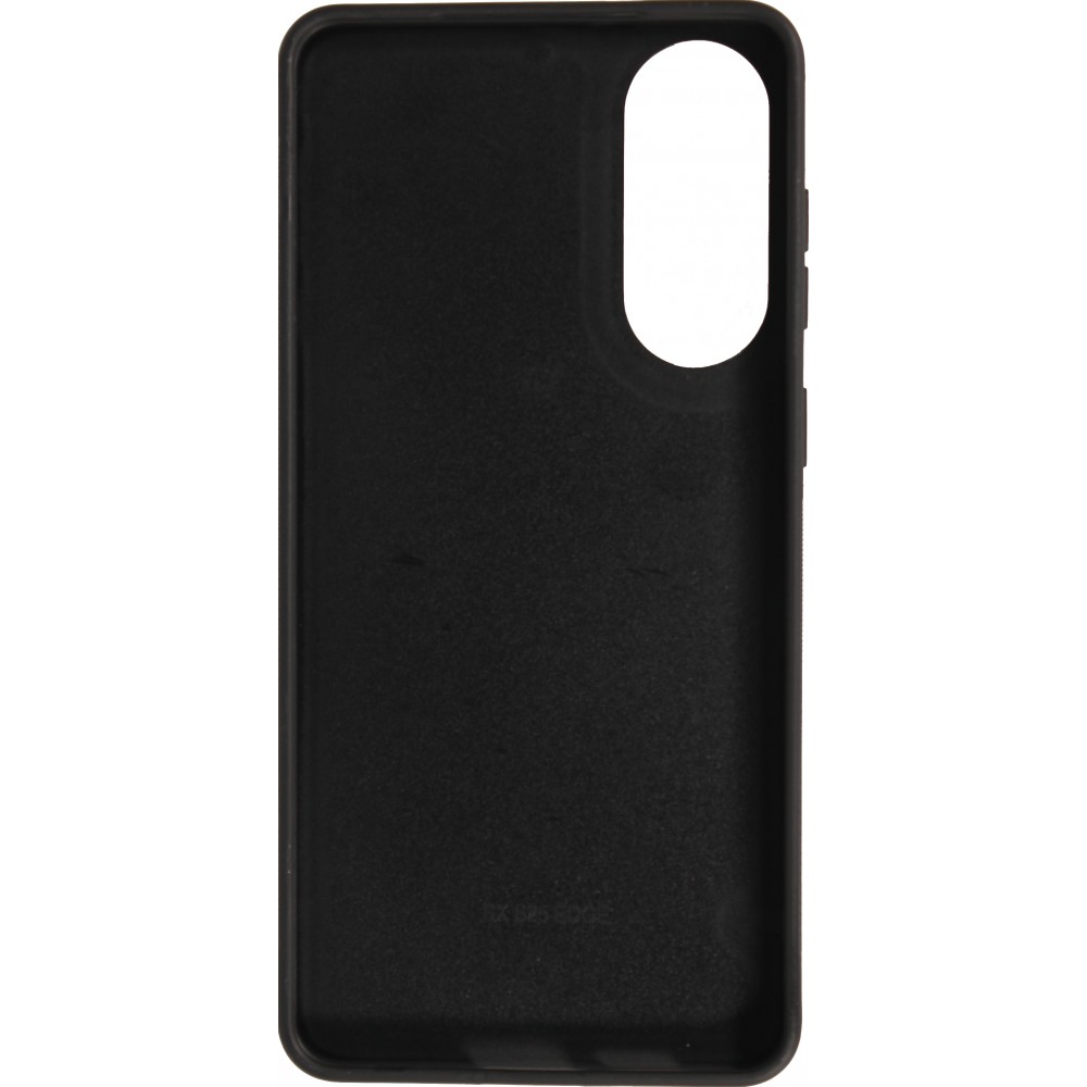 Coque Samsung Galaxy S25 Edge - Silicone rigide noir Poya Suisse 3 noir