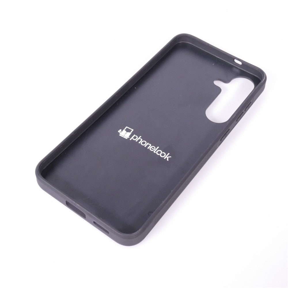 Coque Samsung Galaxy S25 FE - Silicone rigide noir Unique au monde générée par intelligence artificielle (AI) avec vos idées