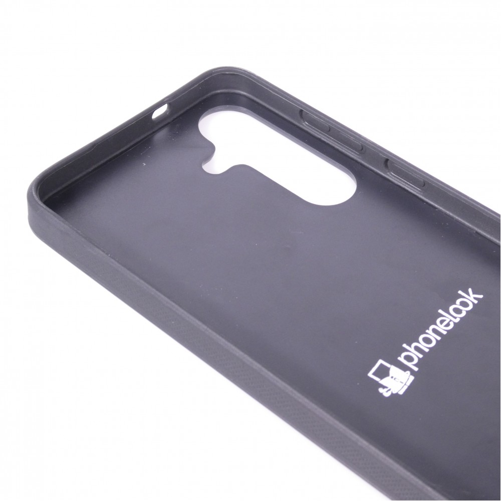 Coque Samsung Galaxy S25 FE - Silicone rigide noir Unique au monde générée par intelligence artificielle (AI) avec vos idées