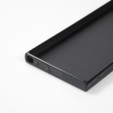Samsung Galaxy S25 Ultra Case Hülle - Silikon schwarz Chat auf lila Hintergrund