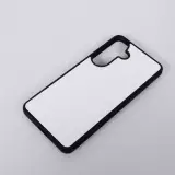 Samsung Galaxy S26+ Case Hülle - Silikon schwarz Halloween 2025 Ghost on a bicycle