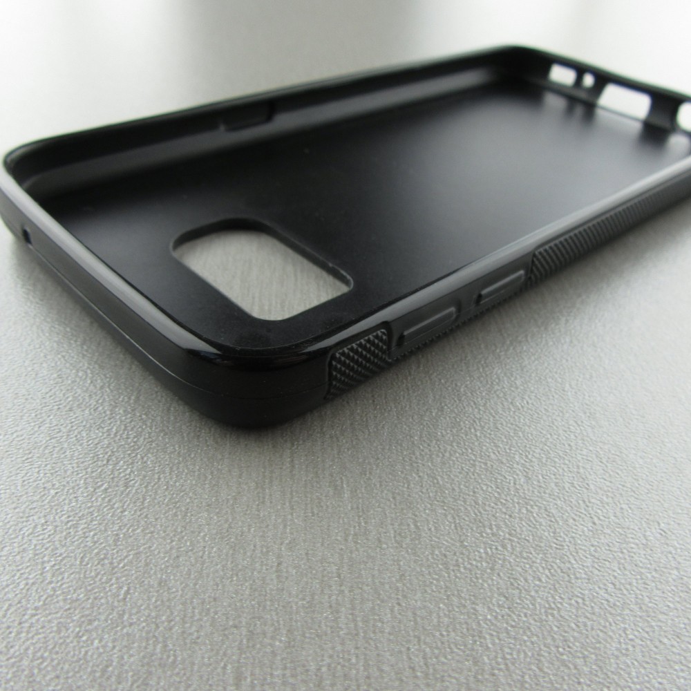Samsung Galaxy S7 Case Hülle - Silikon schwarz BMW M4 Tokio Nacht