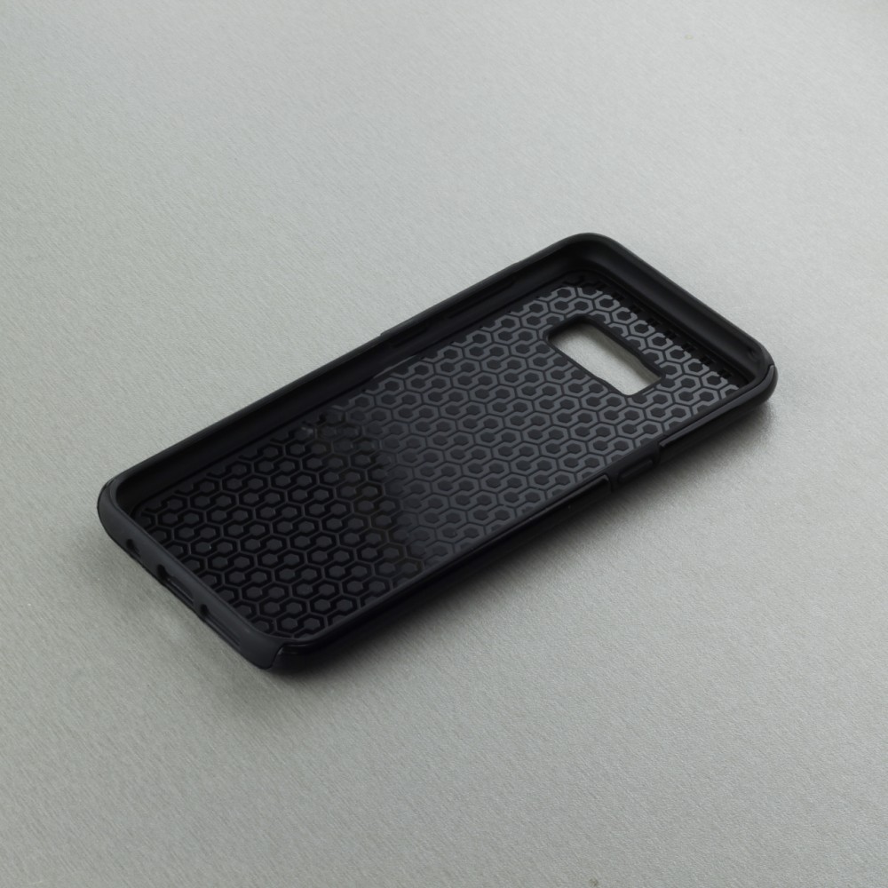 Hülle Samsung Galaxy S8+ - Hybrid Armor schwarz Black Red Lines