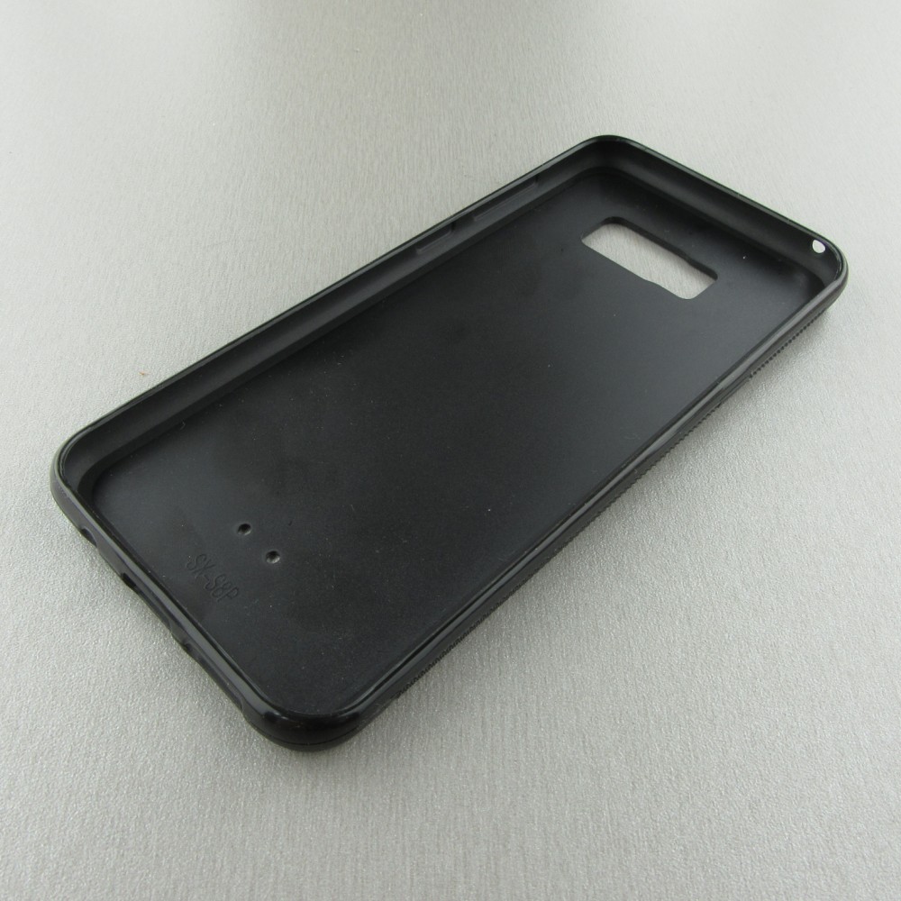 Coque Samsung Galaxy S8+ - Silicone rigide noir Tout travail mérite sa bière